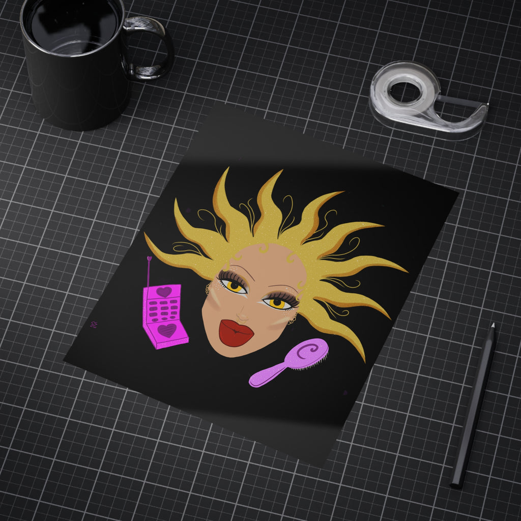 Diamante Doll Print