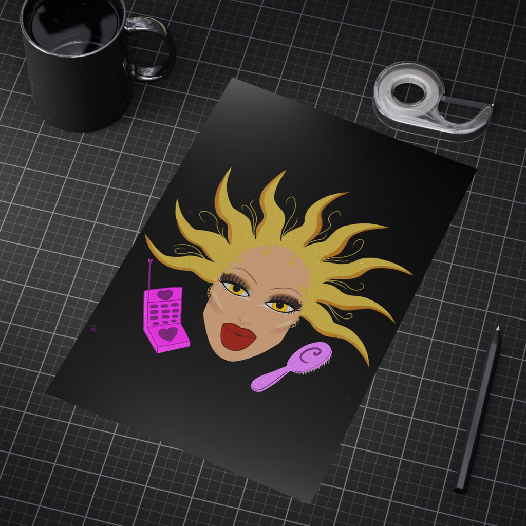Diamante Doll Print