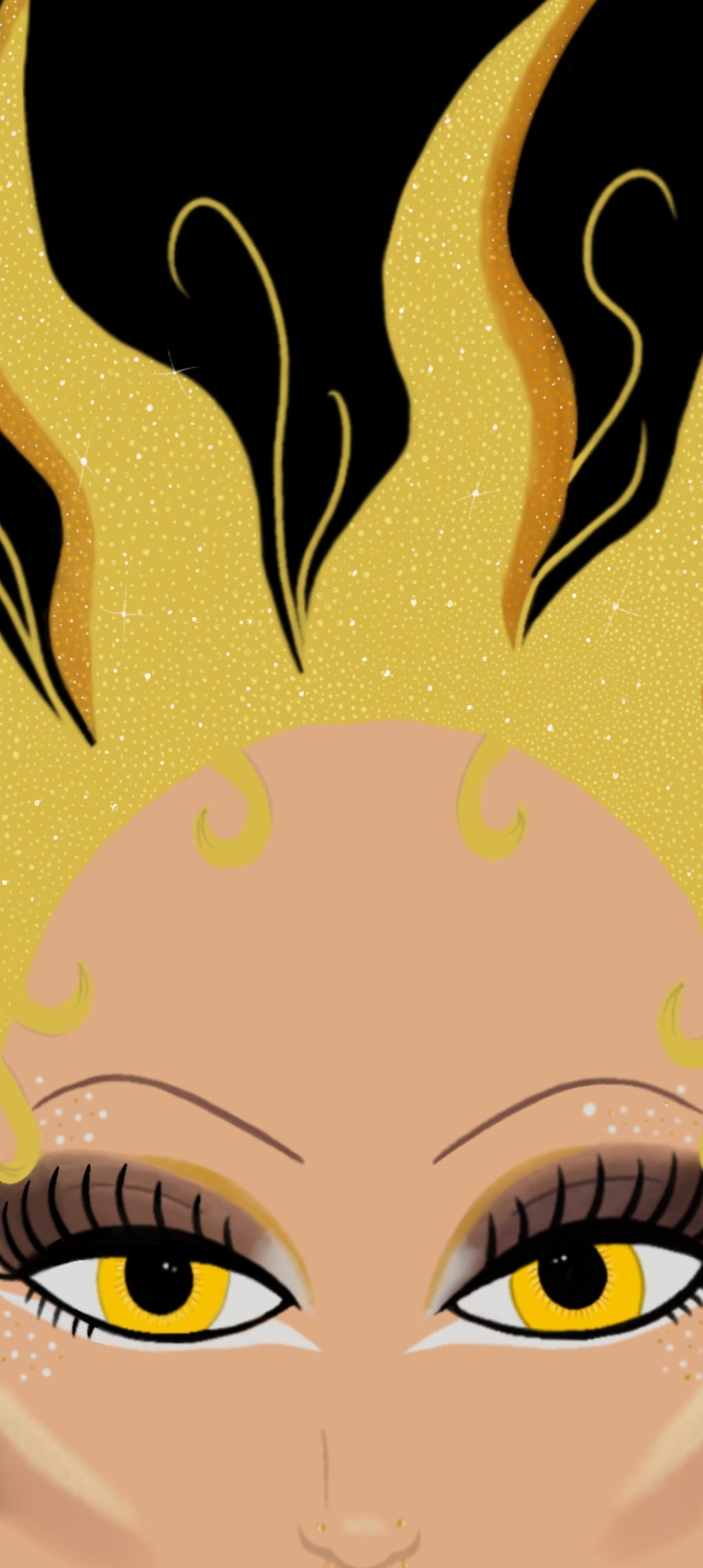 Diamante Doll Print